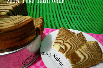 Langkah Mudah untuk Membuat Zebra Cake Putih Telur Sederhana Dan Enak