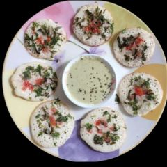A picture of Mini Uthappam.