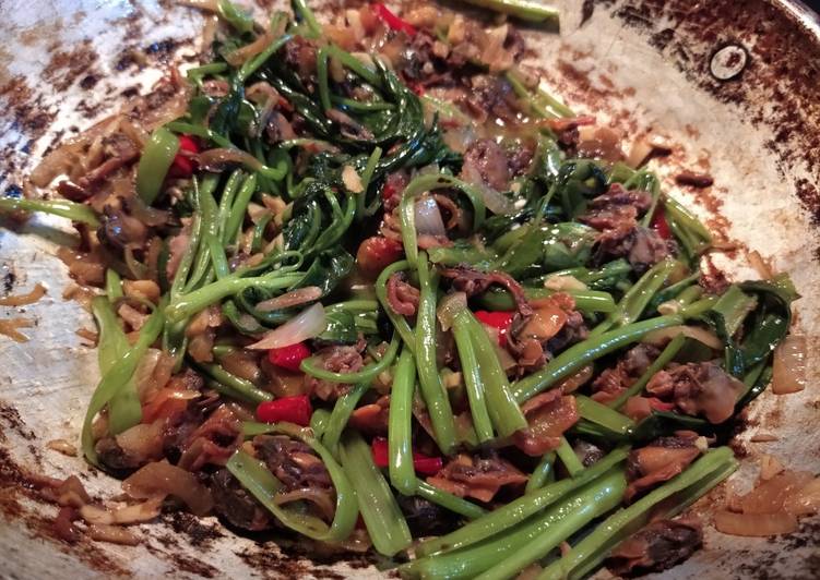 Tumis Kangkung Kerang