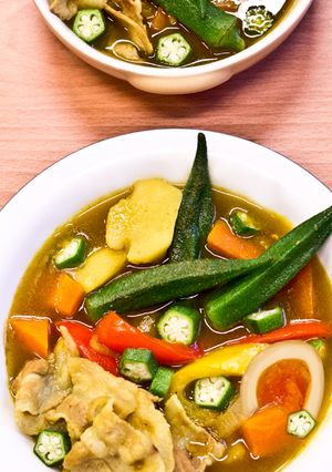 菲姐私房菜-鮮蔬湯咖哩 的食譜成品照片