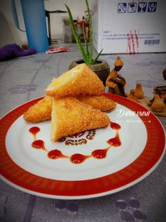 Foto resep Roti tawar isi salad kentang