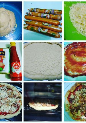Foto resep Pizza Rumahan sederhana
