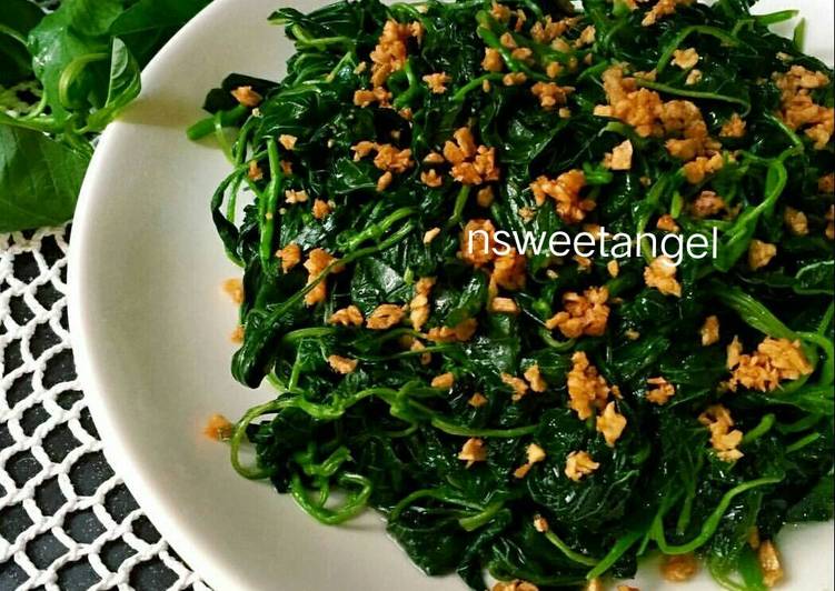 Tumis bayam murah meriah #AntiRibet