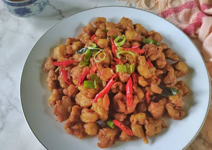 Ayam Popcorn Bawang Goreng