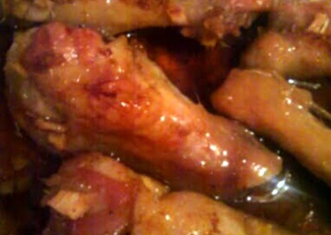 Simple Way to Prepare Speedy Honey Garlic Chicken Wings