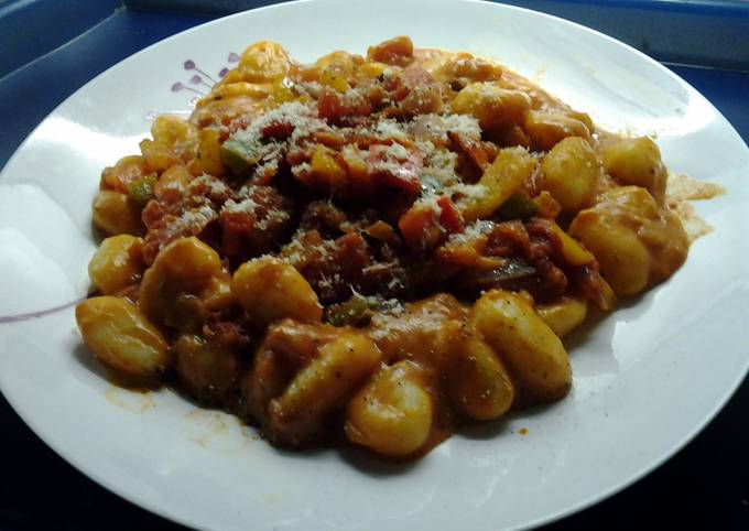 Tomato, Basil, Parmesan Gnocchi