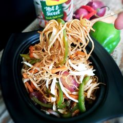 A picture of Veg schezwan noodles.