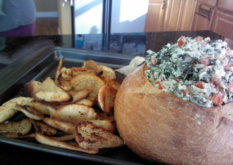 Step-by-Step Guide to Make Perfect Spinach Dip and Pita Toasts