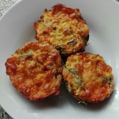 A picture of Spinach and cheese muffins.