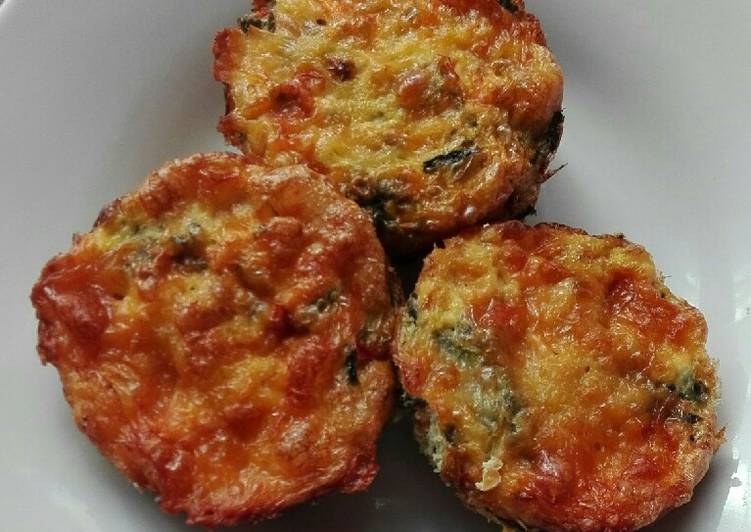 Spinach and cheese muffins