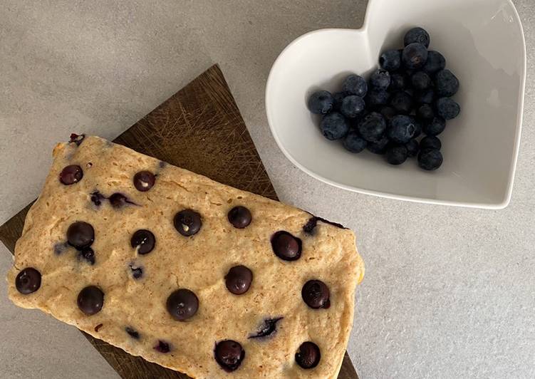 Plumcake mirtilli e ricotta