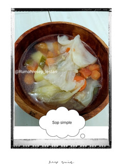 Foto resep Sop simple