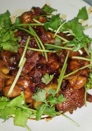 Foto resep Ayam kicap ala restoran india