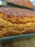Budín reciclado a base de restos de la juguera