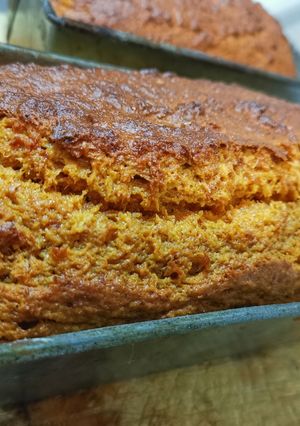 Una foto de Budín reciclado a base de restos de la juguera
