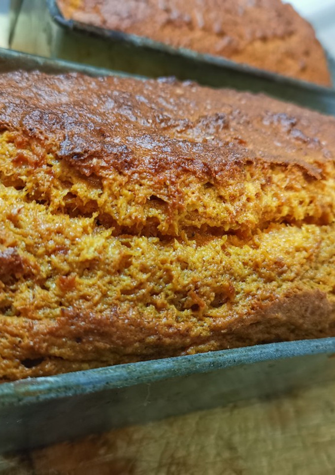 Una foto de Budín reciclado a base de restos de la juguera