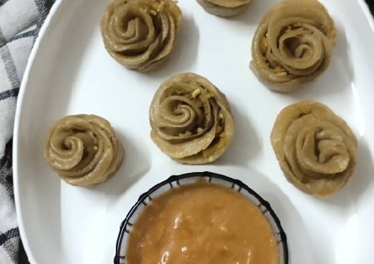 Step-by-Step Guide to Make Favorite Rose wheat momos