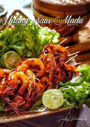 Foto resep UDANG bakar Saus Madu Yummy🦐🦐🦐