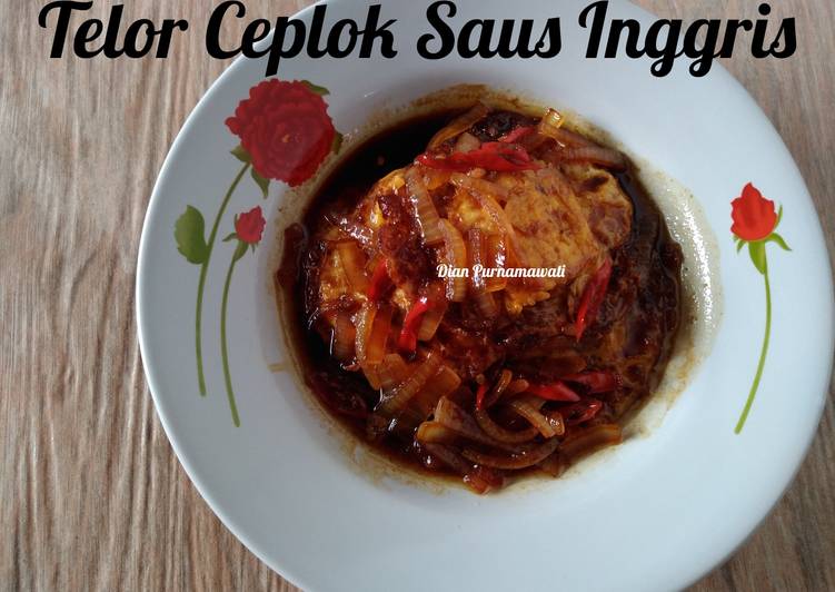 Resep Telor Ceplok Saus Inggris Anti Gagal