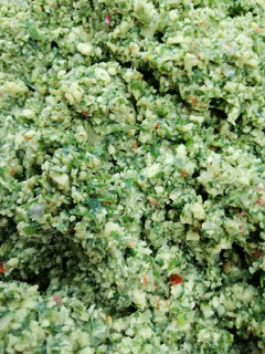 A picture of Falafel dough.