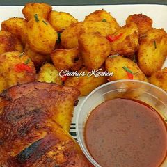 A picture of Perfect roast potatoes.