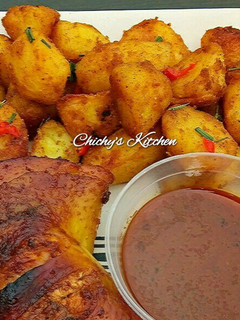A picture of Perfect roast potatoes.