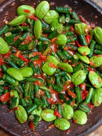 Easy Steps to Make Sambal Pete &amp; Kacang panjang the Delicious Can spoil the tongue