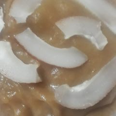 A picture of Wheat flour halwa.