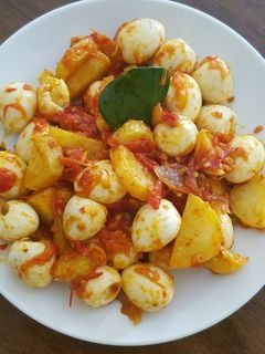 Foto resep Balado telur puyuh kentang