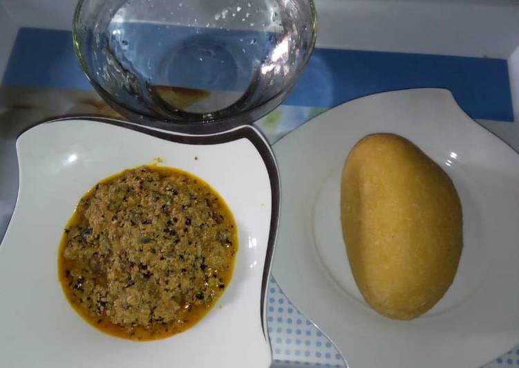 Steps to Make Great Egusi Soap and Eba | Simple Recipe For Collage Students