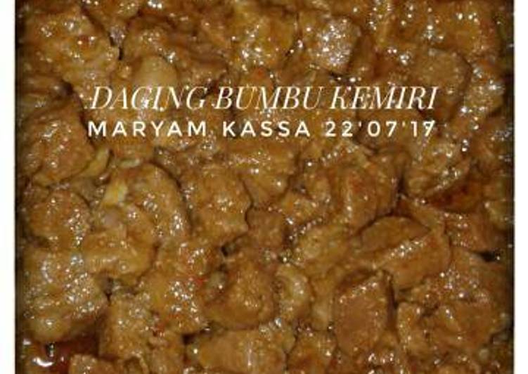 Resep Daging bumbu kemiri #KitaBerbagi yang Bikin Ngiler