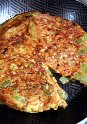 Una foto de Tortilla de pencas de acelga
