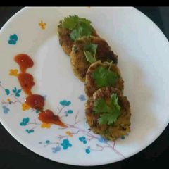 A picture of Corn tikki.
