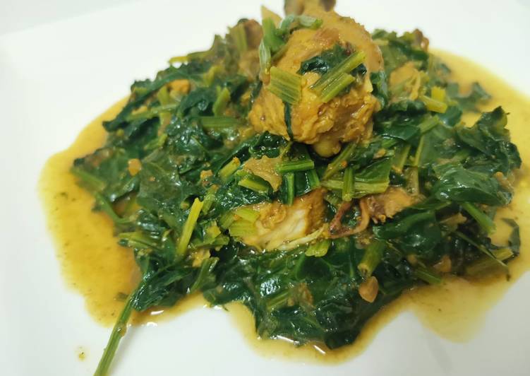 إدام سبانخ مع الدجاج 🥬🍗