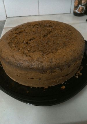 Una foto de Tarta de zanahoria vegana