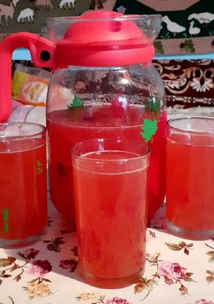 O poză a rețetei Limonadă de cireșe 2021 din cumpărate din piață.