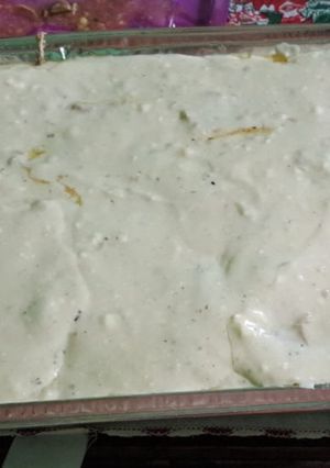 Una foto de Lomo de cerdo en salsa de vino blanco y queso