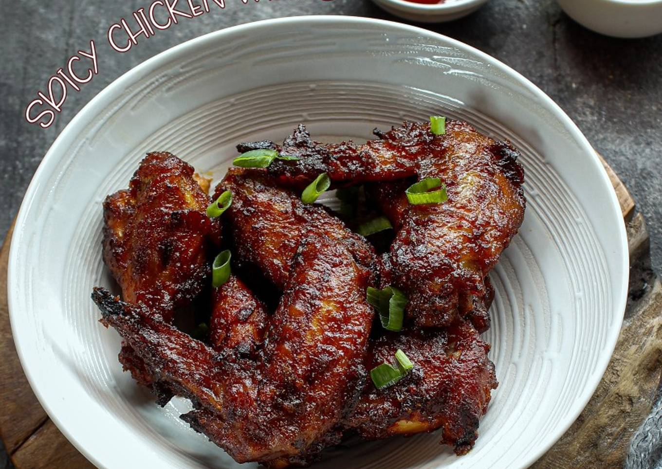 Spicy chicken wings ala fiesta