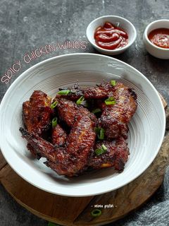 Foto resep Spicy chicken wings ala fiesta