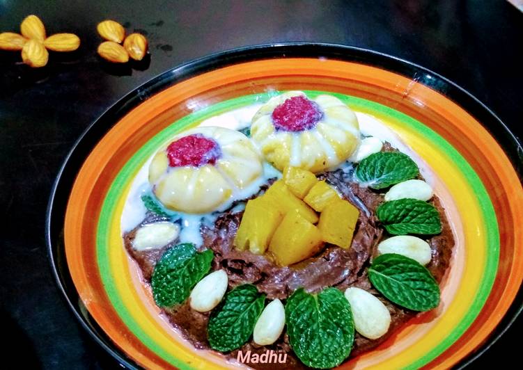 Chocolate Hummus with Umm Ali