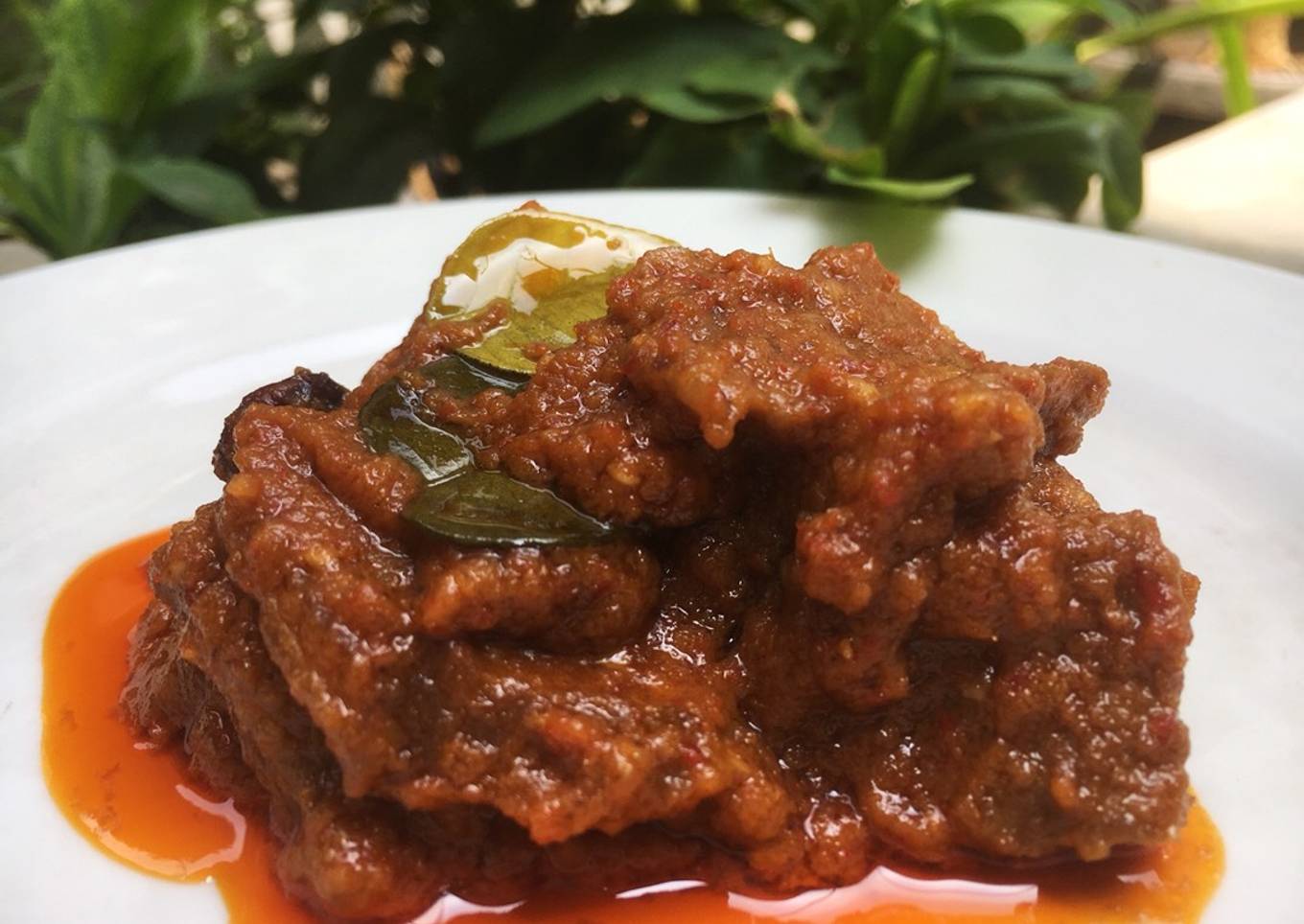 Rendang Daging Tanpa Santan