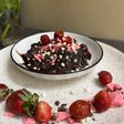 London strawberry chocolate dessert
