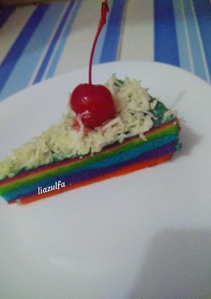 Foto resep Rainbow cake