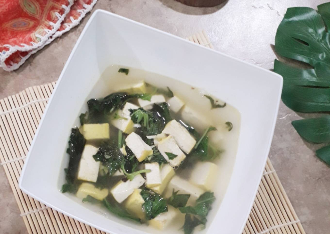 Sayur tahu kemangi
