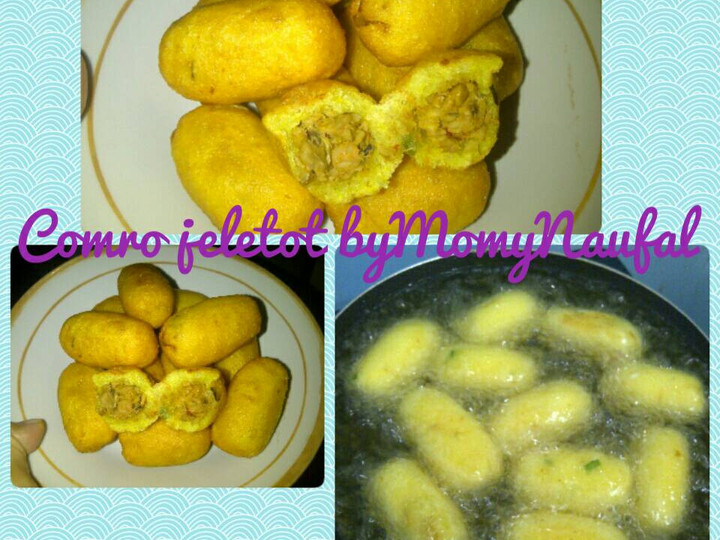 Cara Gampang Menyiapkan Combro jeletot (Oncom dijero rasa pedas:sunda) Anti Gagal