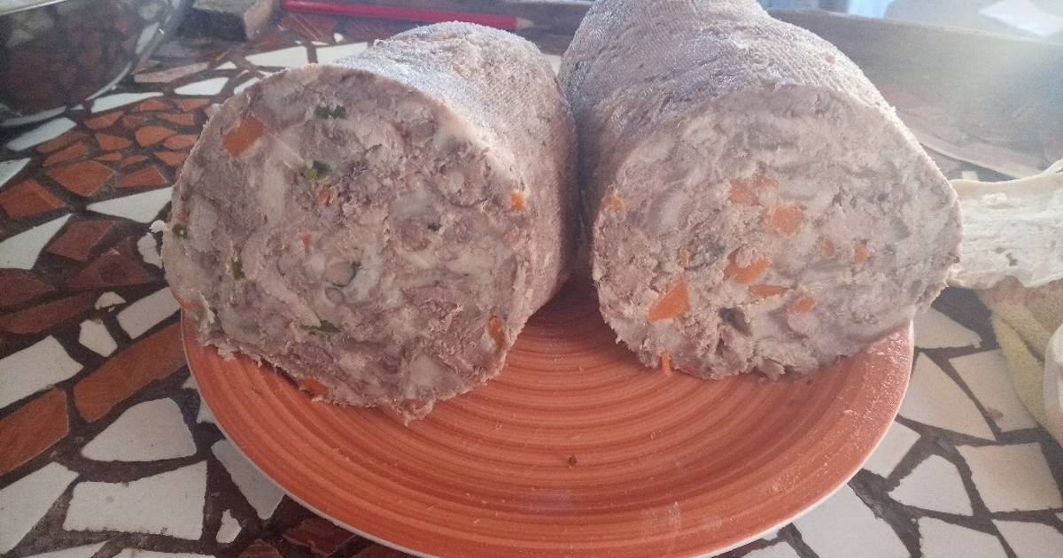 Queso de cabeza Receta de Ethel Vanessa- Cookpad