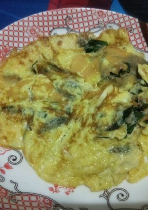 九層塔煎蛋 的食譜成品照片