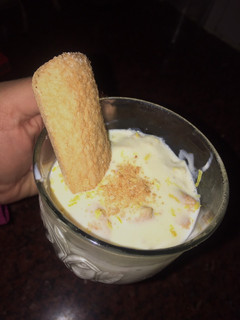 Una foto de Postre de leche condensada, limón y vainillas 🍋💛
