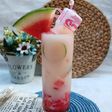 Watermelon Yakult Soda