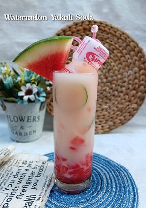 Foto resep Watermelon Yakult Soda